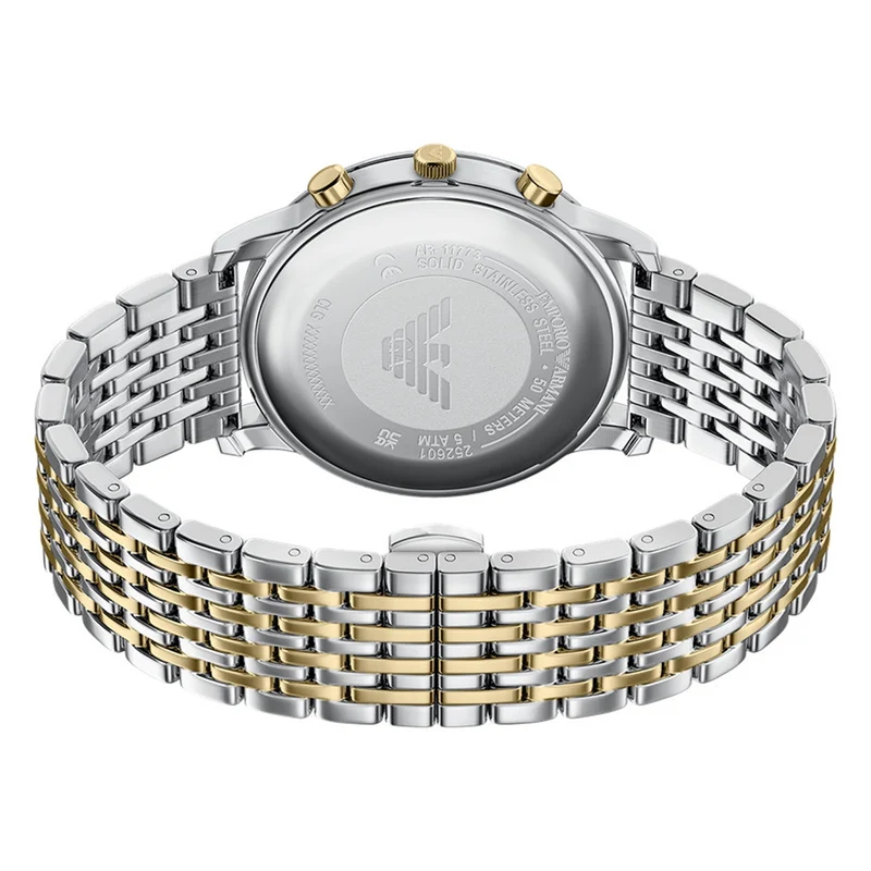 Emporio Armani Round Grey Dial Watch AR11773