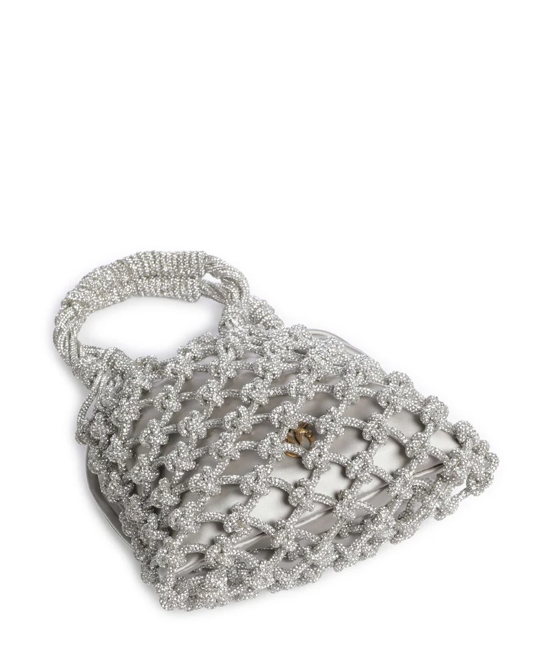 Pinko Mini Handtasche argento/antique gold