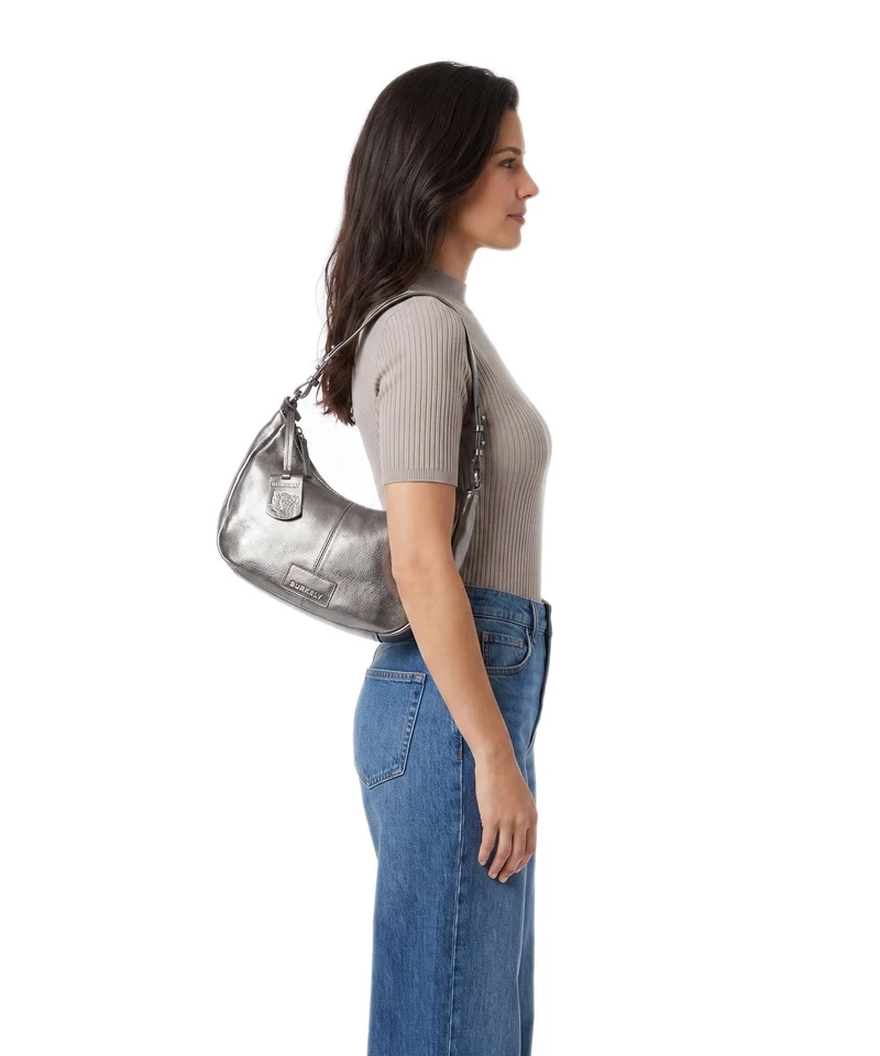 Burkely Soft Skylar Beuteltasche gun metal
