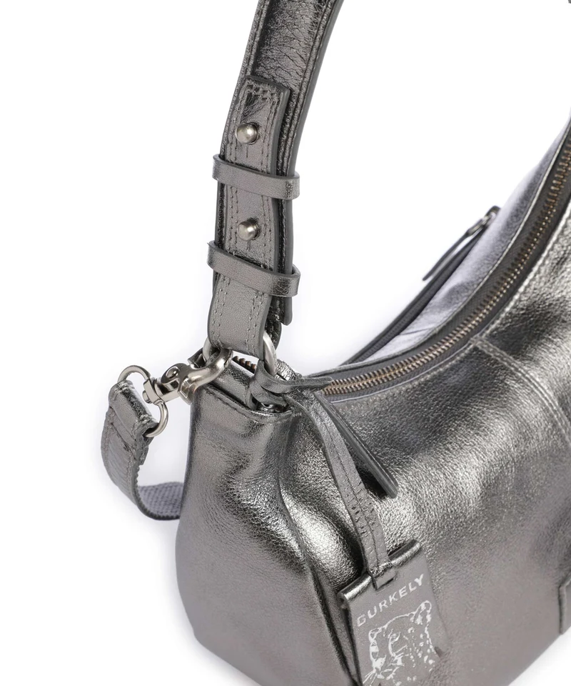 Burkely Soft Skylar Beuteltasche gun metal