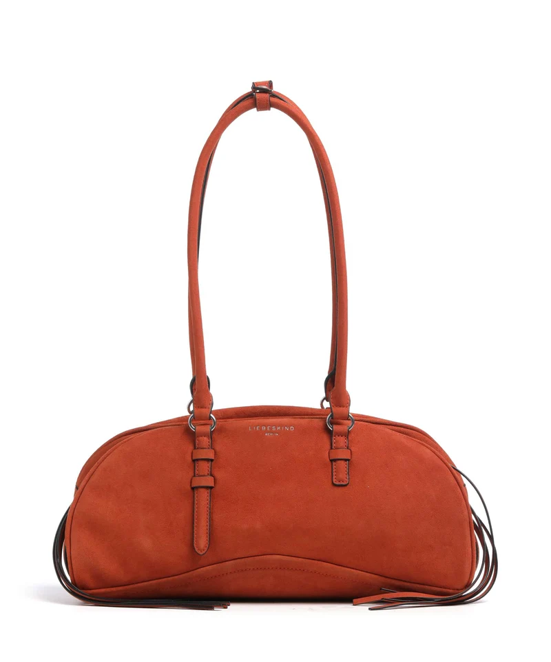 Liebeskind Capri Suede M Schultertasche red rock