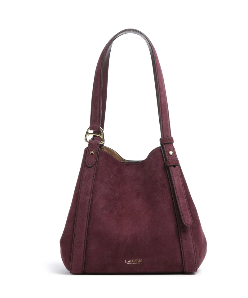 Lauren Ralph Lauren Tasha Small Shopper dark garnet