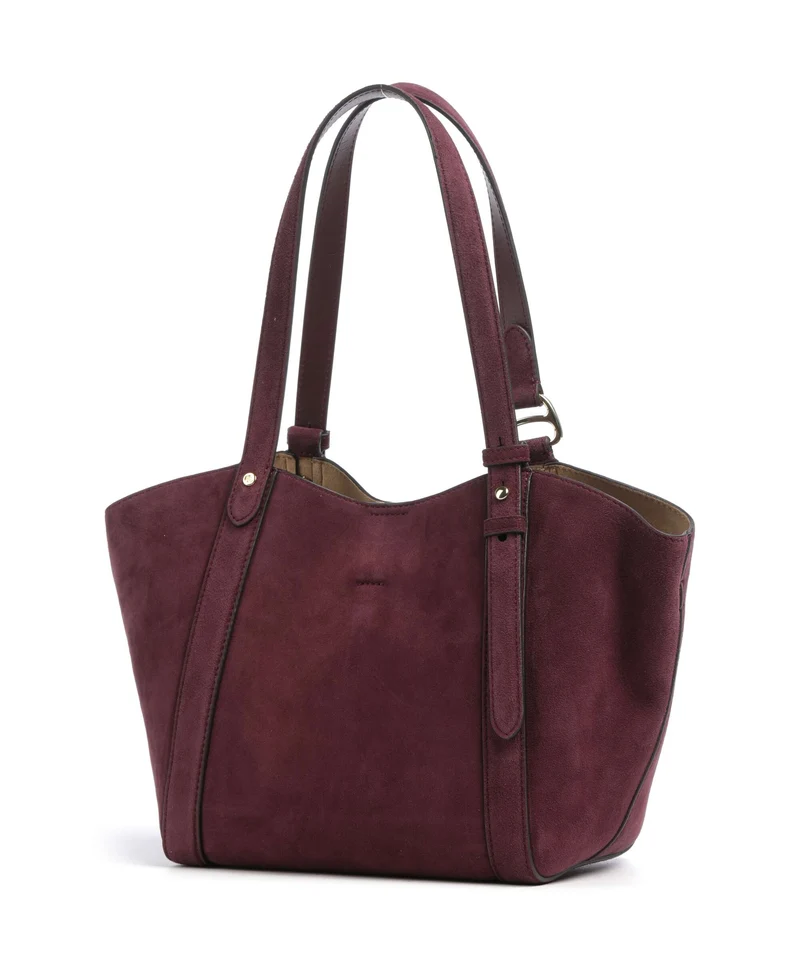 Lauren Ralph Lauren Tasha Small Shopper dark garnet