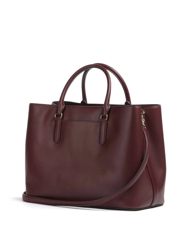 Lauren Ralph Lauren Marcy 36 Handtasche dark garnet