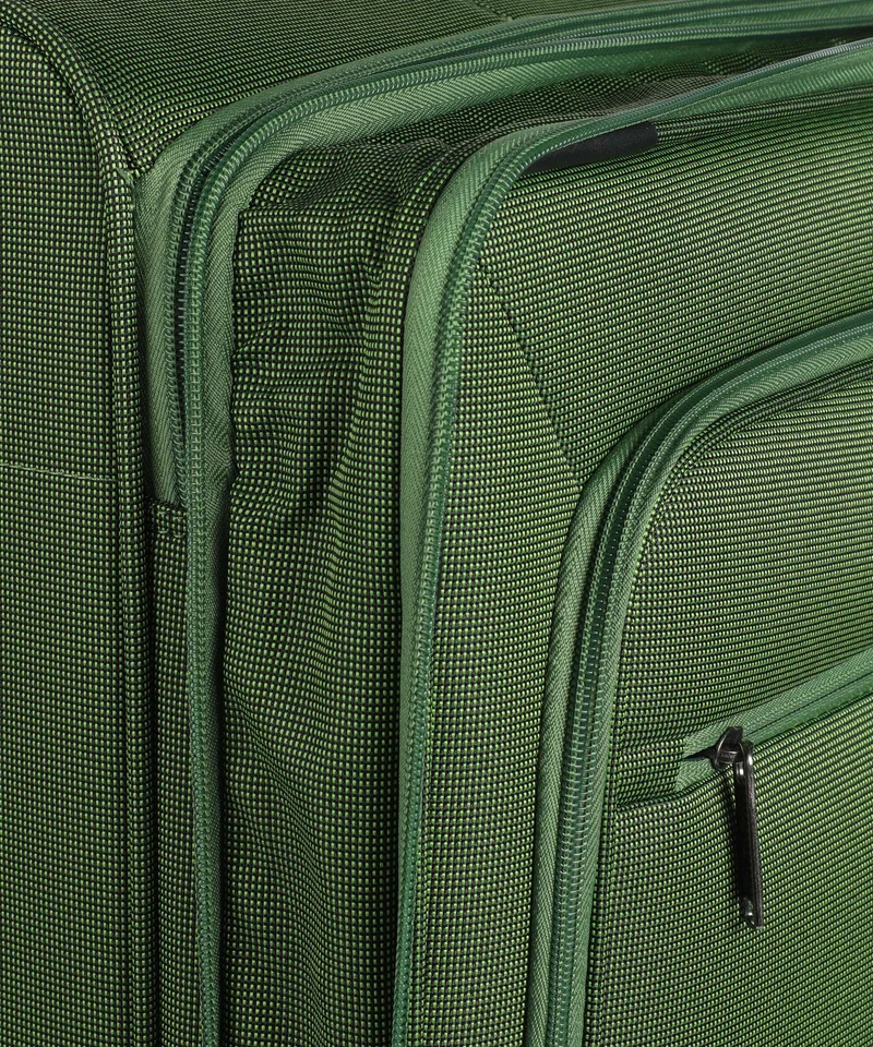 Travelite Cubis 4-Rollen Trolley green