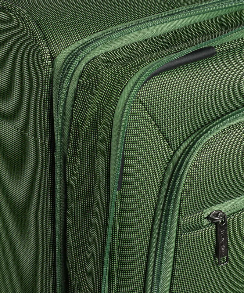 Travelite Cubis 4-Rollen Trolley green