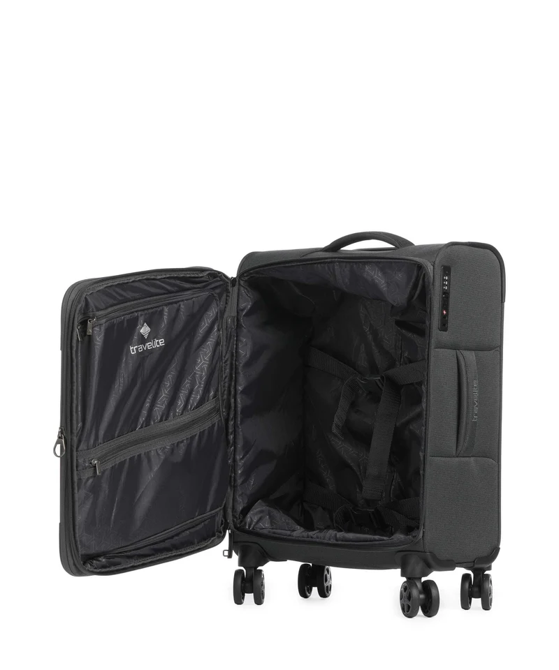 Travelite Cubis 4-Rollen Trolley anthracite
