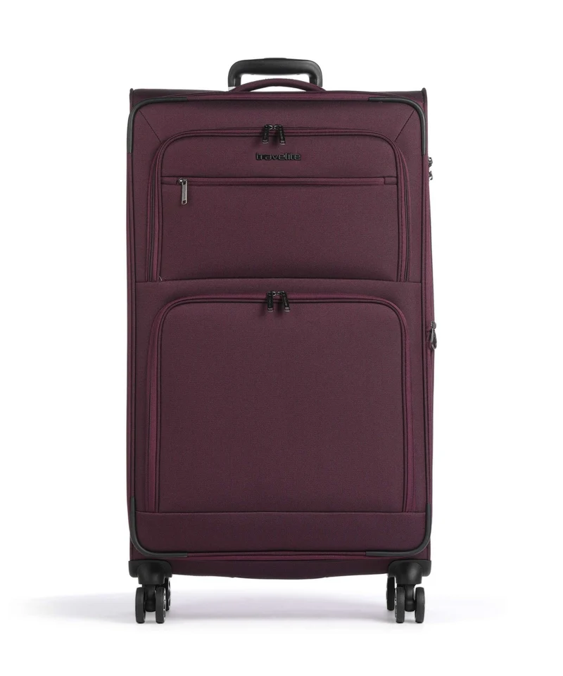 Travelite Cubis 4-Rollen Trolley berry