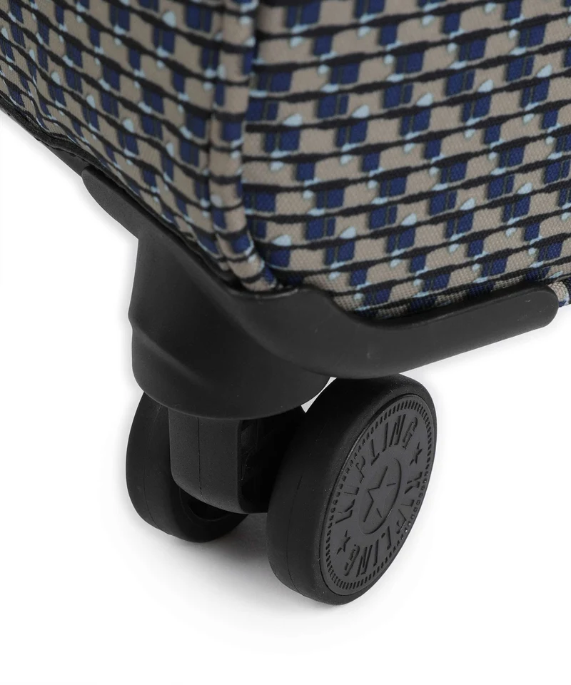 Kipling Basic Spontaneous M 4-Rollen Trolley blue on wire