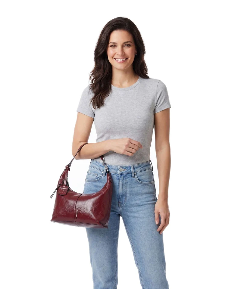 Burkely Myra Beuteltasche burgundy