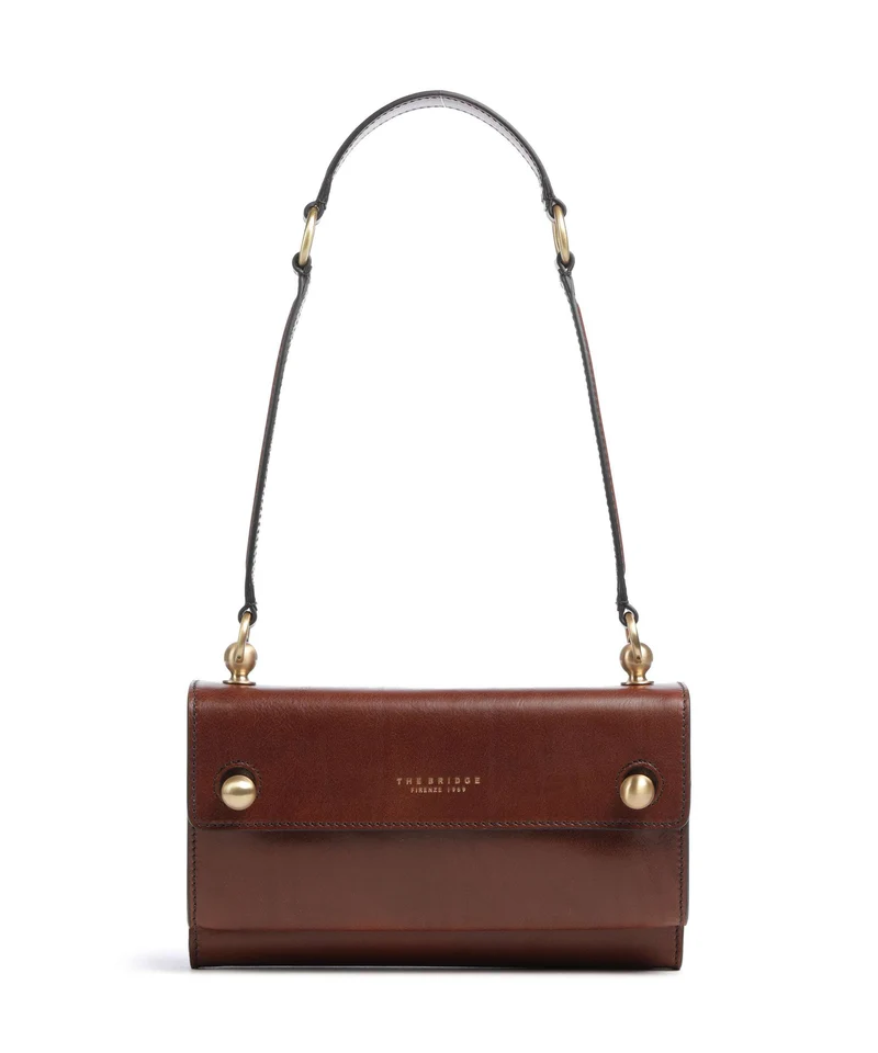 The Bridge Mara Schultertasche marrone