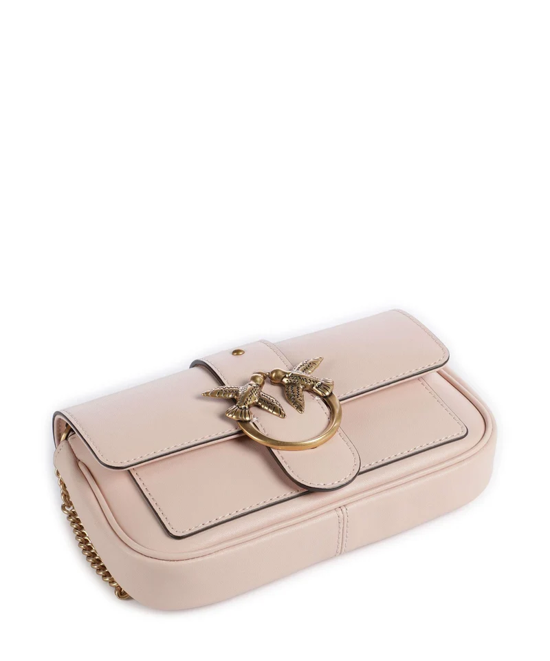 Pinko Love One Pocket Geldbörse rosa cammeo/antique gold