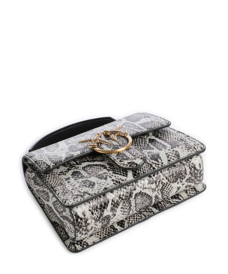 Pinko Love One Mini Umhängetasche roccia/nero/antique gold