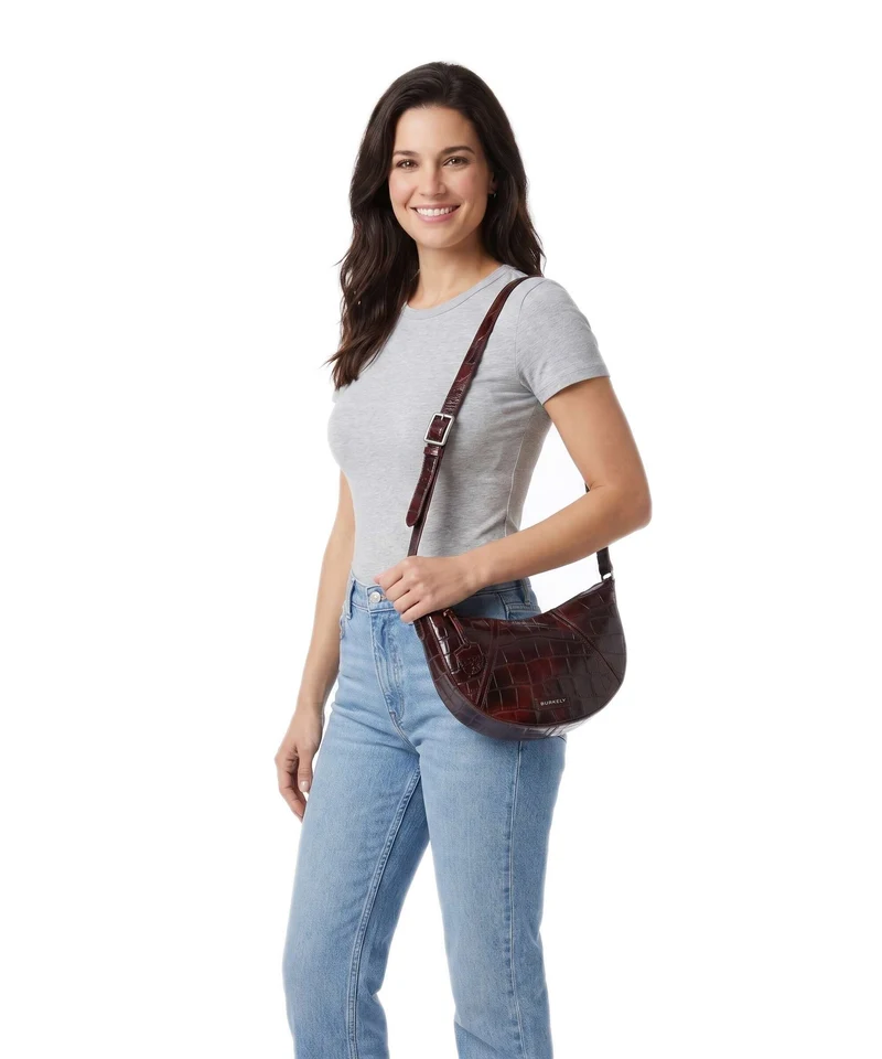 Burkely Cool Colbie Umhängetasche burgundy patent