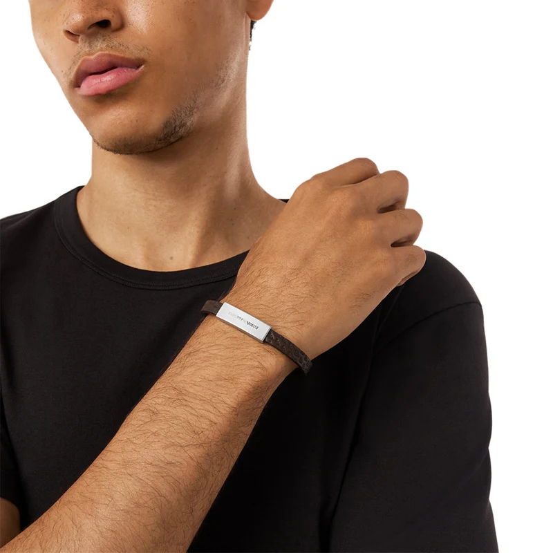 Emporio Armani Leather Bracelet EGS3251040