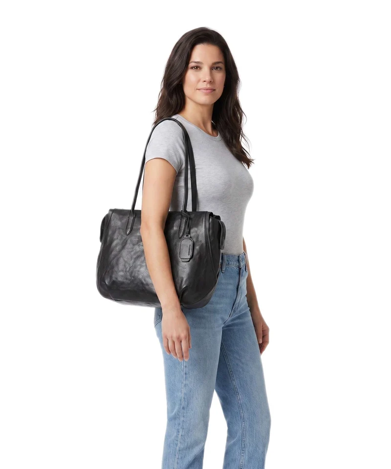 Aunts & Uncles Grandma's Luxury Club Mrs. Florentine Shopper black smoke