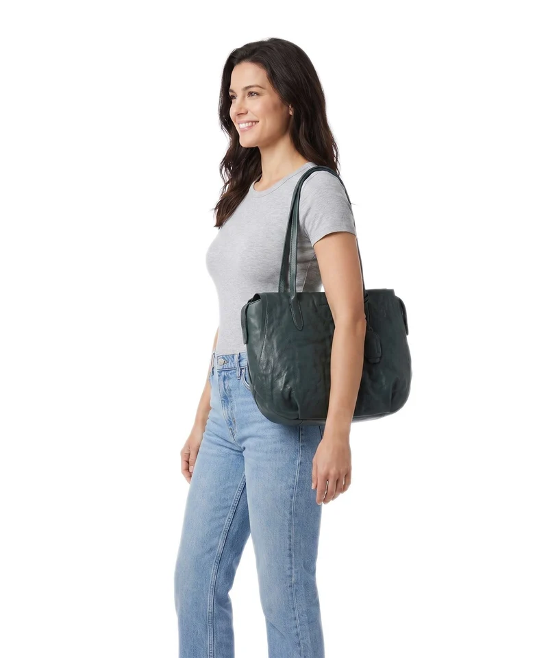 Aunts & Uncles Grandma's Luxury Club Mrs. Florentine Shopper green jewel