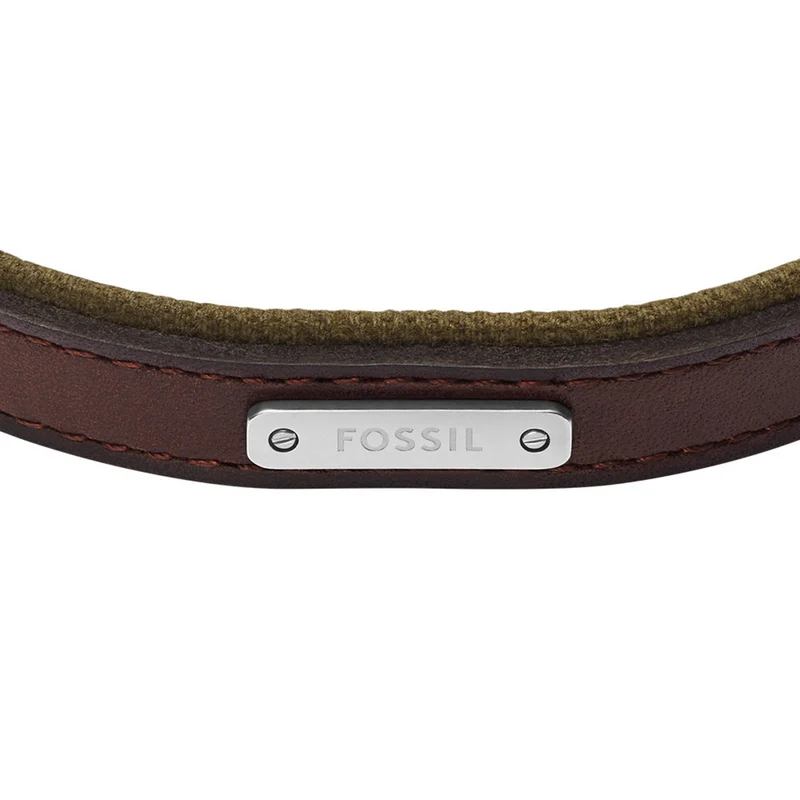 Fossil Everett Leather Men's Bracelet JA7315998