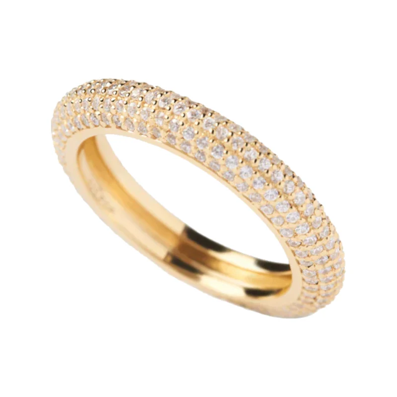 P D Paola damen Ring 750 Vergoldung AN01-669-10
