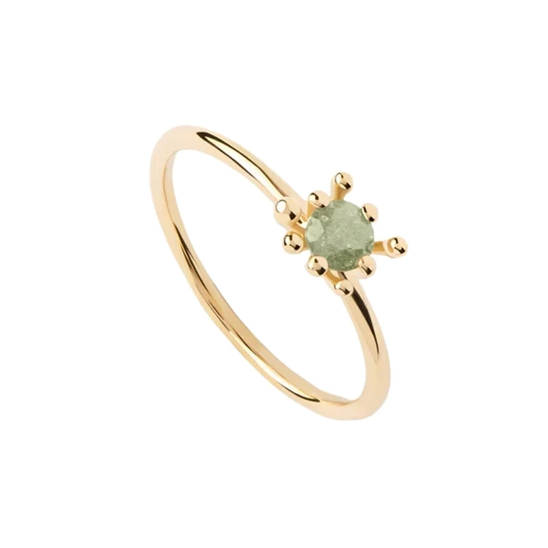 P D Paola Color 925 Sterling Silver Ring with Gold Plating AN01-C91-16