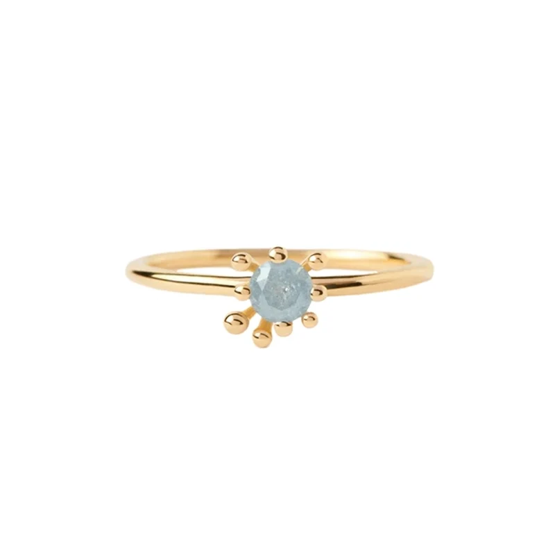P D Paola Color 925 Sterling Silver Ring with Gold Plating AN01-C93-12