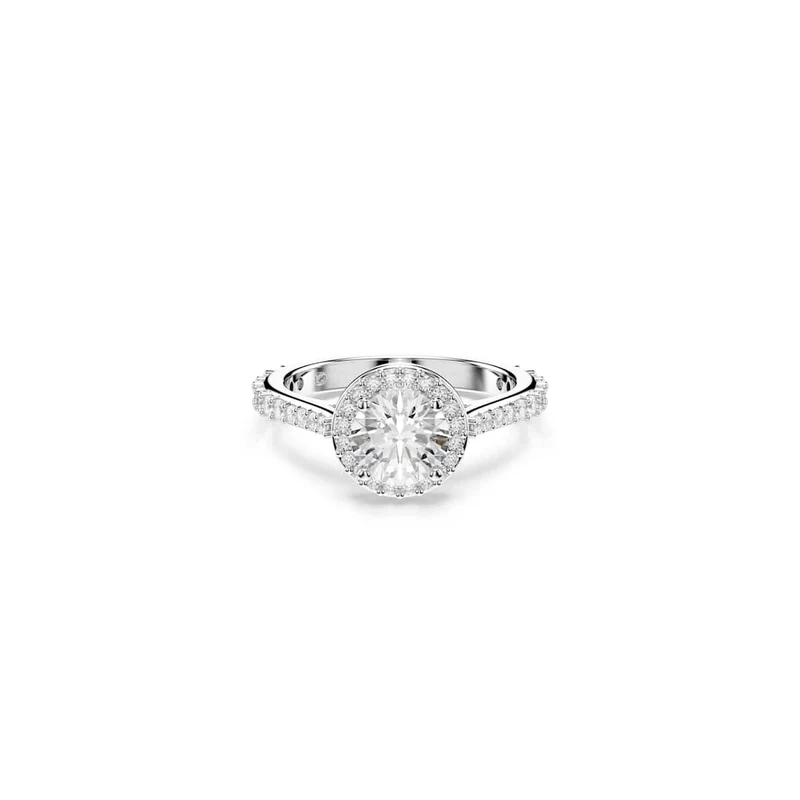 Swarovski Re Una Angelic Silver Coloured Ring 5717927