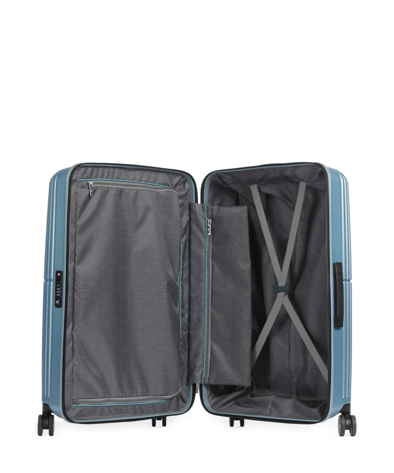 Samsonite Orfeo 4-Rollen Trolley sky silver