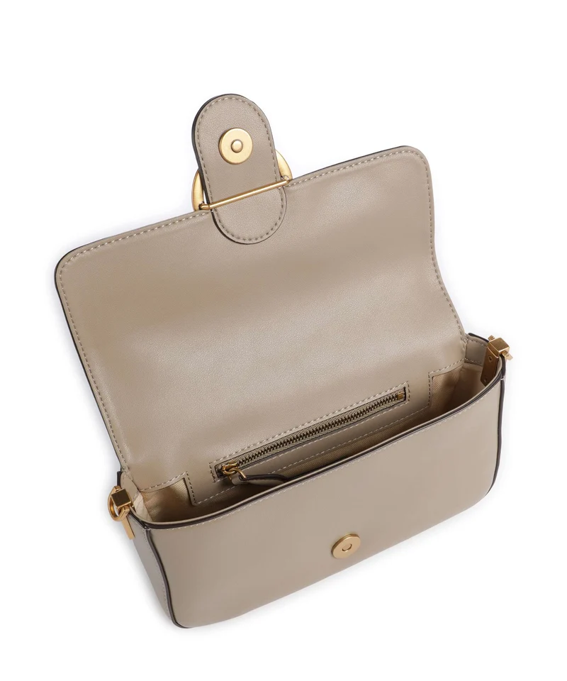 Pinko Love One Mini Slouchy Umhängetasche grigio talpa/antique gold