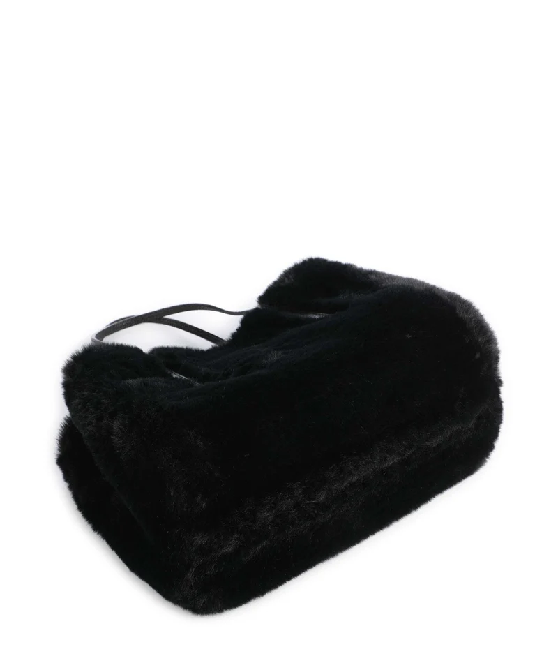 Abro Fur Noelle Handtasche black/nickel