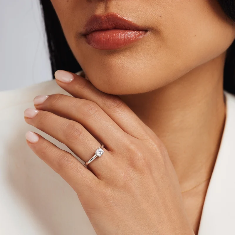 Isabel Bernard Saint Germain Soleil 14 Karat | Weißgold Ring IB330072-50