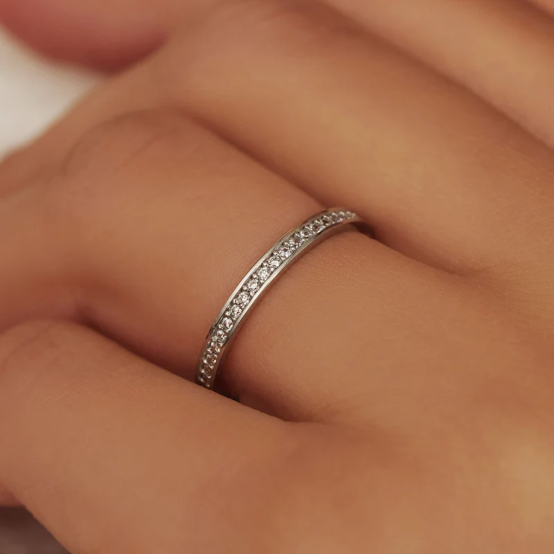 Isabel Bernard Saint Germain Merle 14 Karat | Weißgold Ring IB330052-60