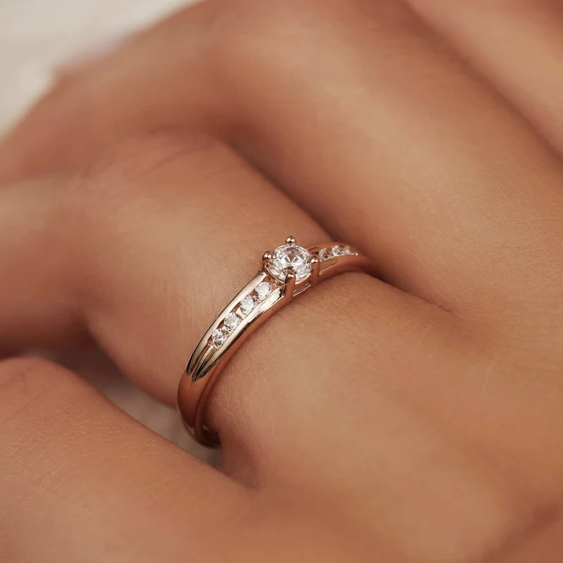 Isabel Bernard La Concorde Estee 14 Karat | Roségold Ring IB330075-50