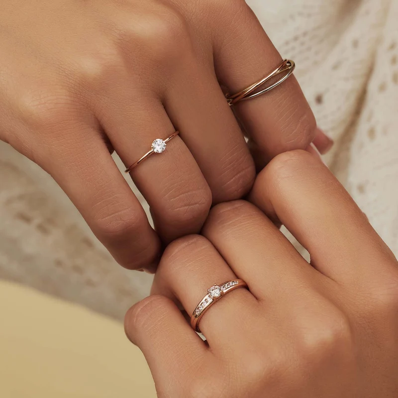 Isabel Bernard La Concorde Estee 14 Karat | Roségold Ring IB330075-50