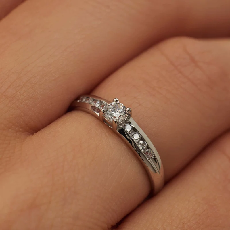 Isabel Bernard Saint Germain Estee 14 Karat | Weißgold Ring IB330073-50