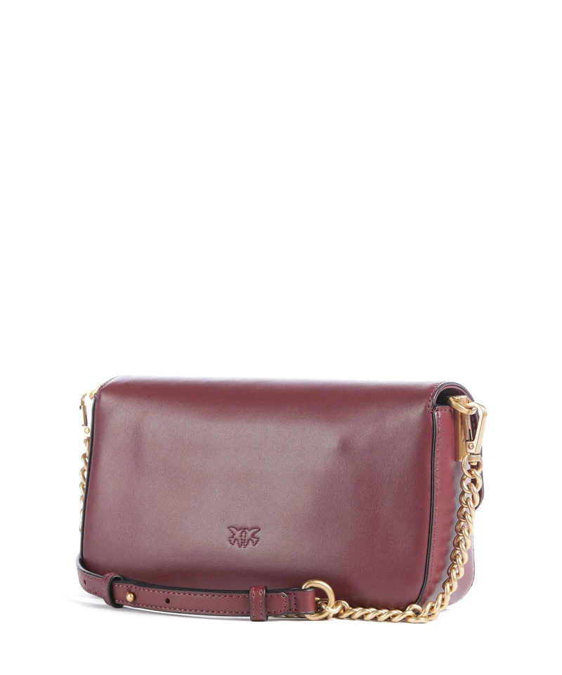 Pinko Love One Mini Slouchy Umhängetasche ribes intenso/antique gold