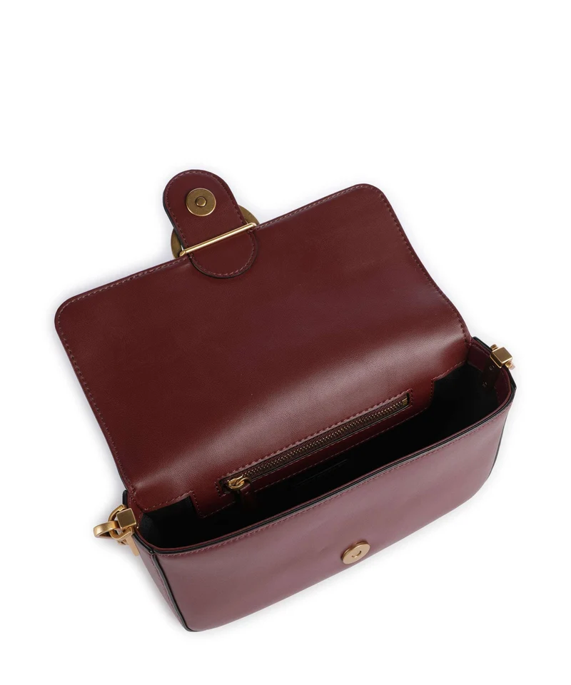 Pinko Love One Mini Slouchy Umhängetasche ribes intenso/antique gold