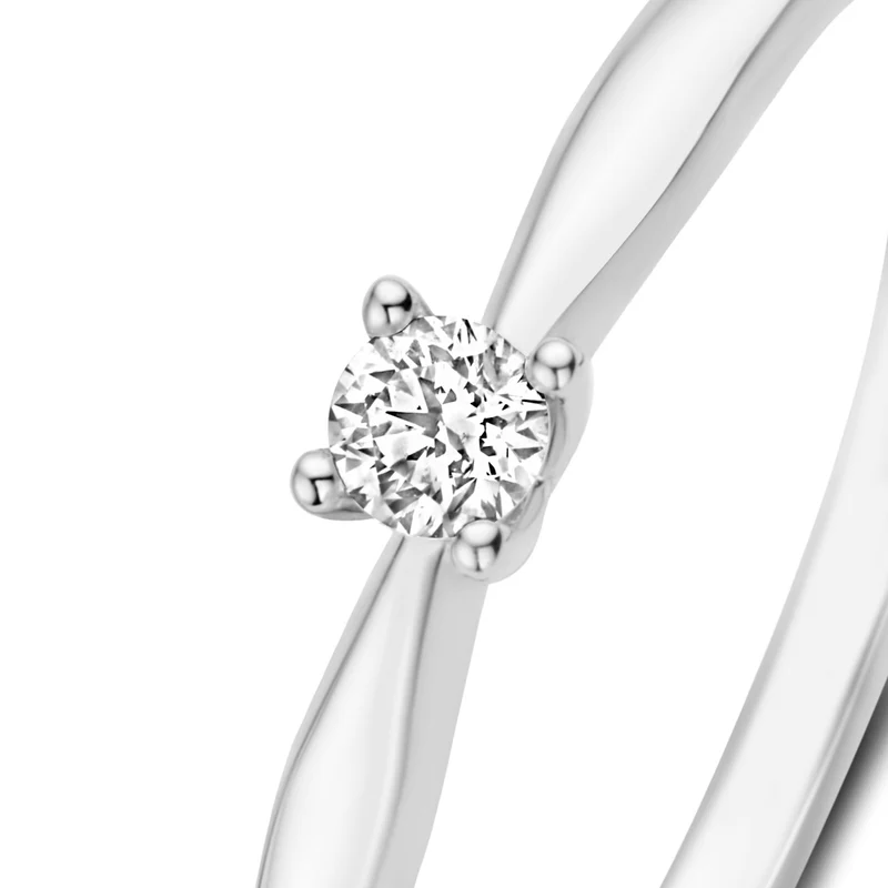 Isabel Bernard De la Paix Celesse 14 Karat | Weißgold Ring | Diamant 0.07 Karat | IBD330005-54