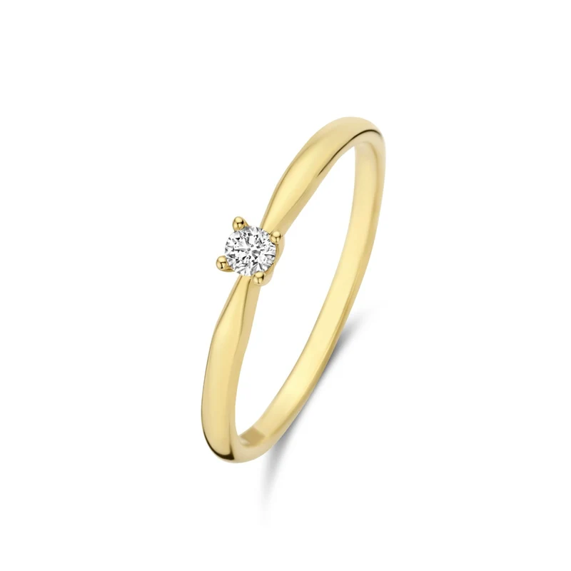 Isabel Bernard De la Paix Celesse 14 Karat | Gold Ring | Diamant 0.07 Karat | IBD330002-54