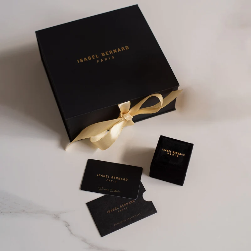 Isabel Bernard De la Paix Maxime 14 Karat Weißgoldring mit Diamant 0.13 ct IBD330042-54