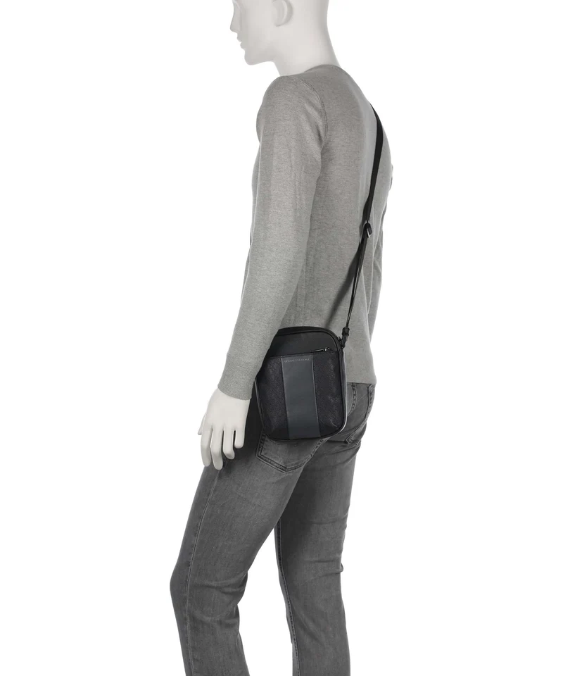 Armani Exchange William Umhängetasche black/forged iron