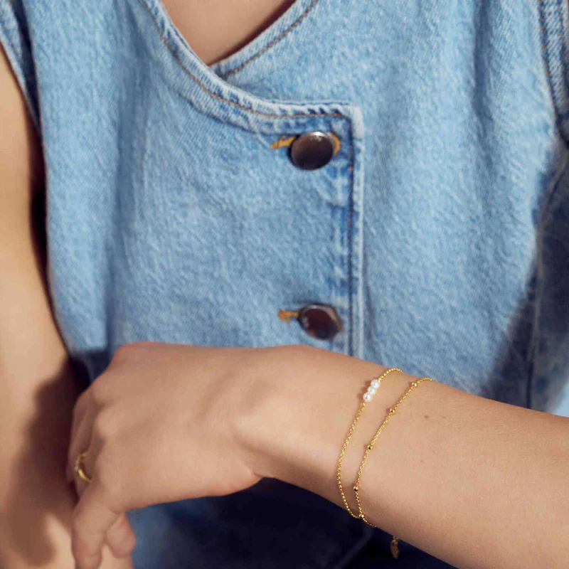 Sif Jakobs Gold Plated Sfere Bracelet SJ-B2748-YG