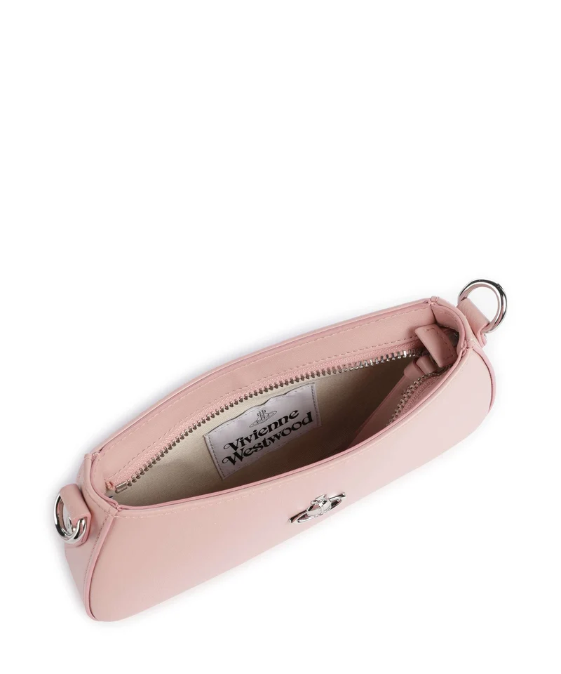 Vivienne Westwood Tasha Smooth Schultertasche pastel pink