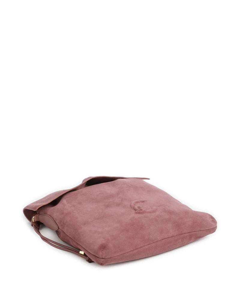 Coccinelle Lidia Suede Beuteltasche winter rose