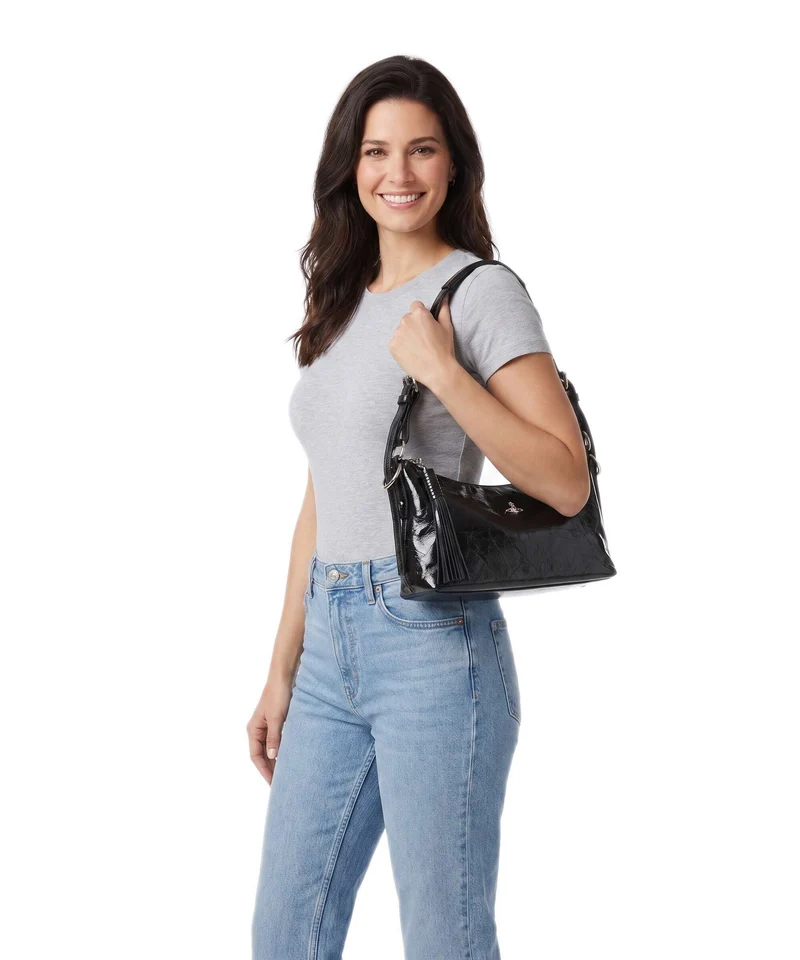 Vivienne Westwood Emma Naplak Schultertasche black