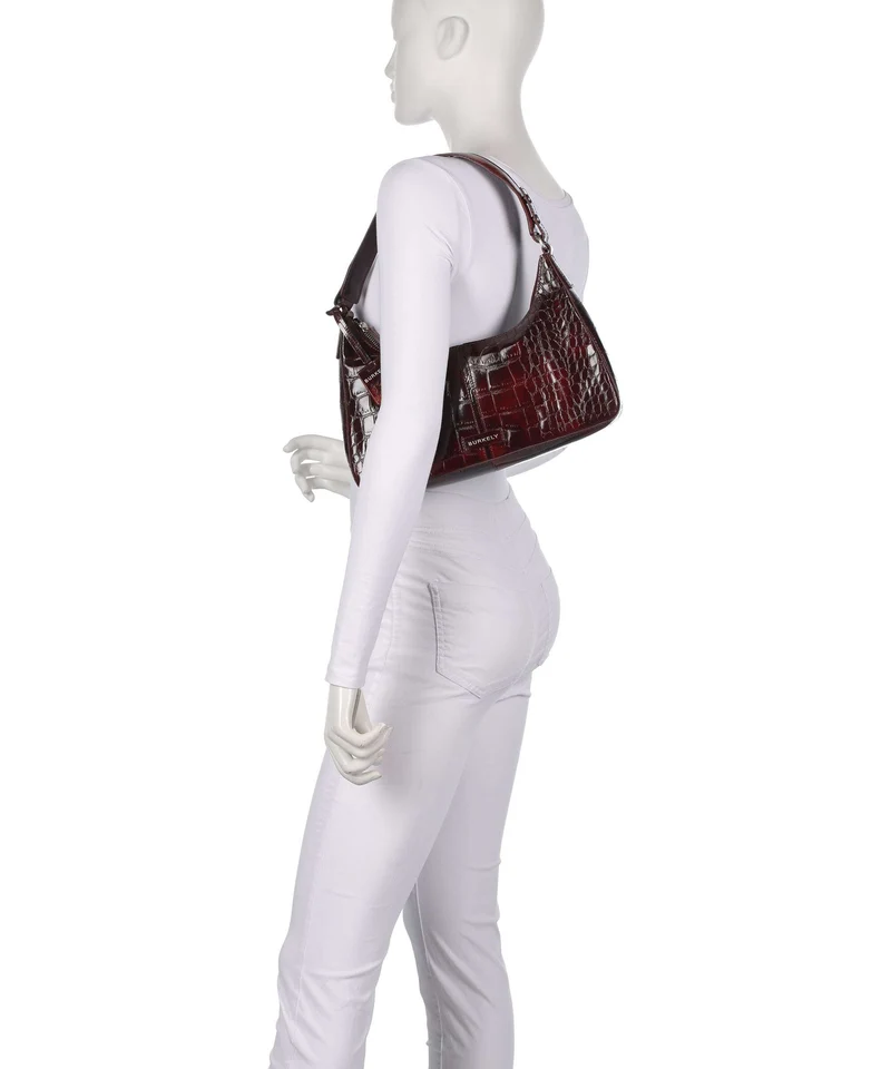 Burkely Cool Colbie Schultertasche burgundy patent