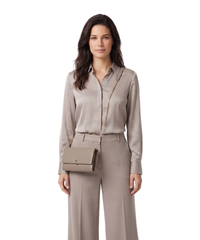 Coccinelle Pansy Geldbörse warm taupe
