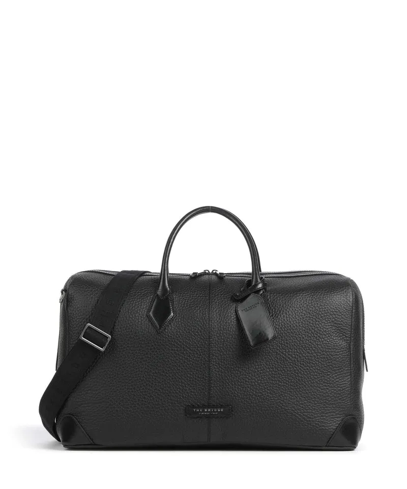 The Bridge Travel Soft Weekender nero