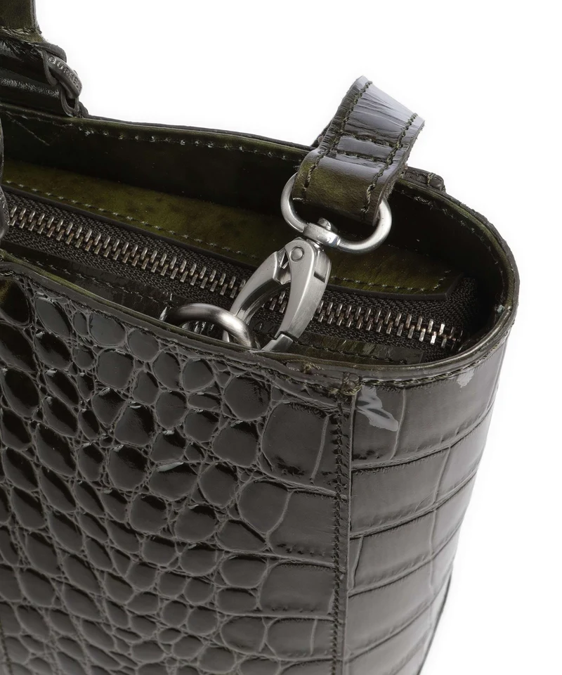 Burkely Cool Colbie Shopper olive patent