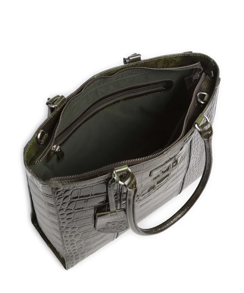 Burkely Cool Colbie Shopper olive patent
