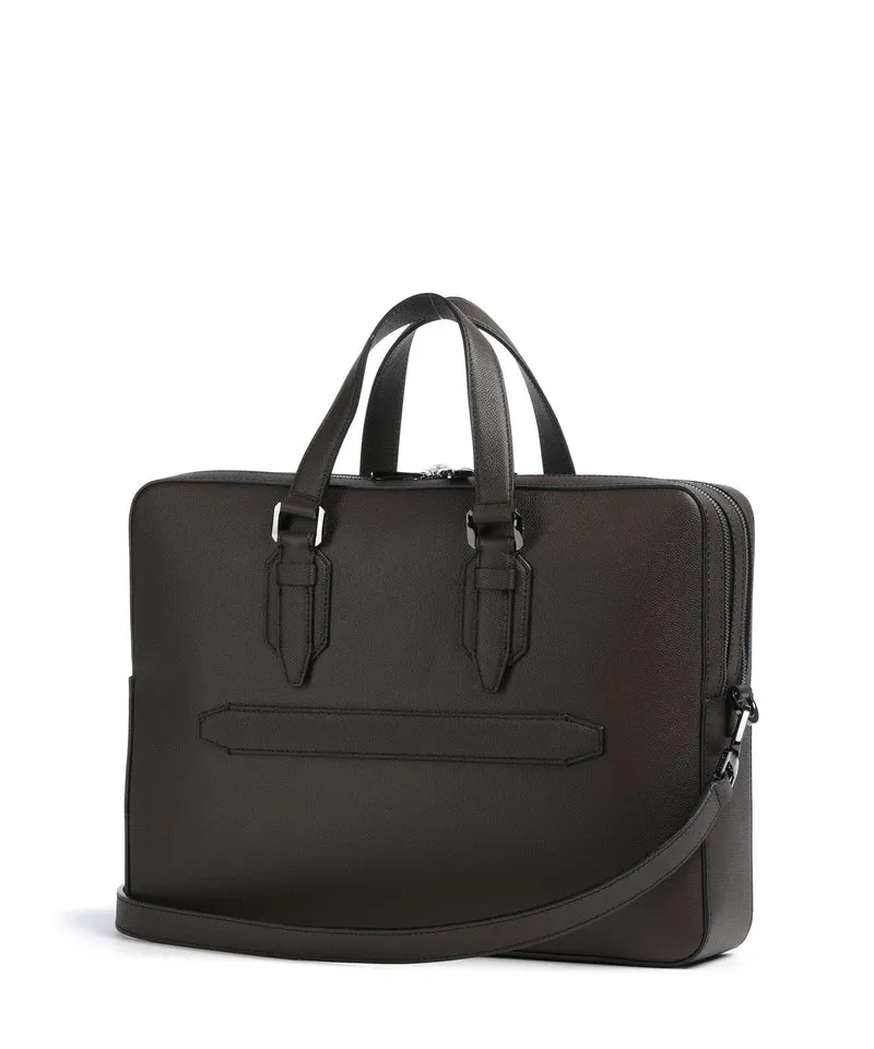 Lancel Charlie Aktentasche macadamia
